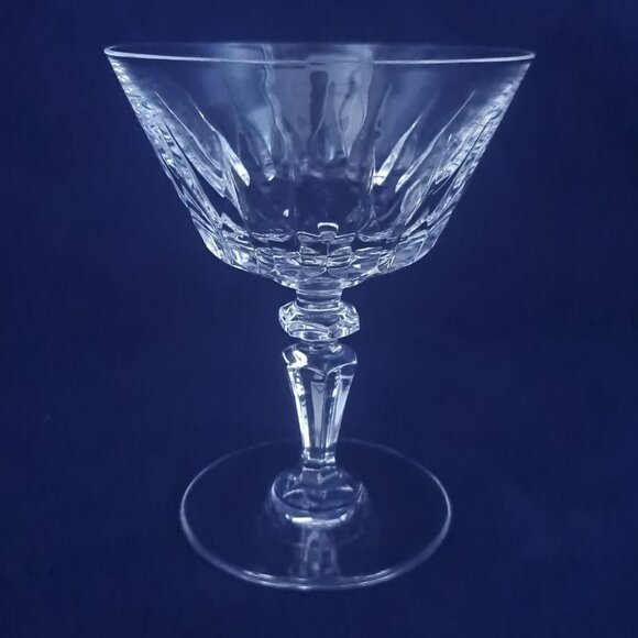 Vintage Val St Lambert Balmoral Crystal Champagne/Tall Sherbet Glass - Picture 1 of 9